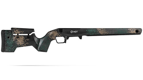 Le MDT CRBN Chassis est léger, durable, et offre une stabilité exceptionnelle grâce à son châssis en magnésium et son design ergonomique pour un tir précis.